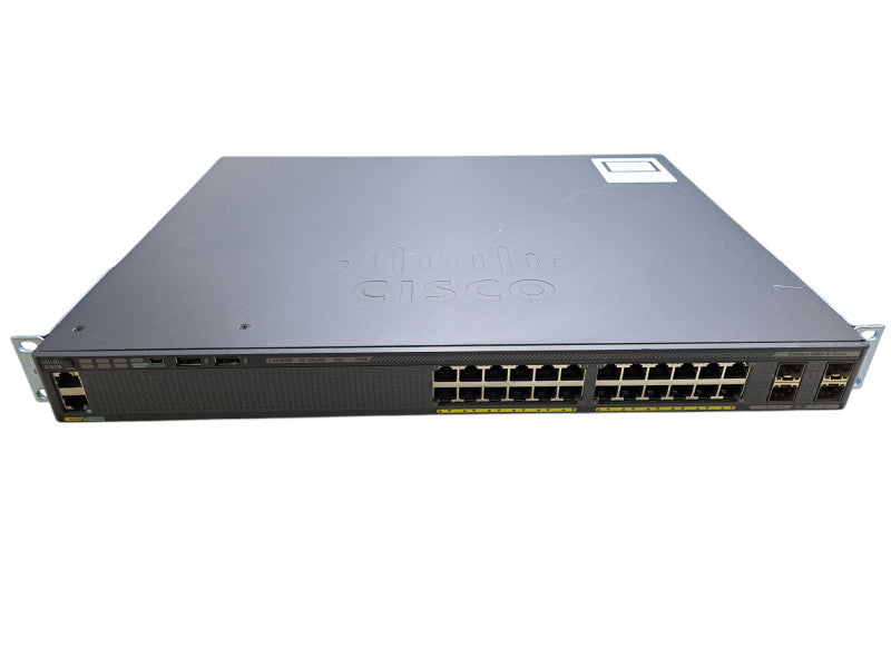 Cisco WS-C2960X-24PS-L V04 | 24-Port Gigabit PoE+ 370W Switch w/ 4x SFP
