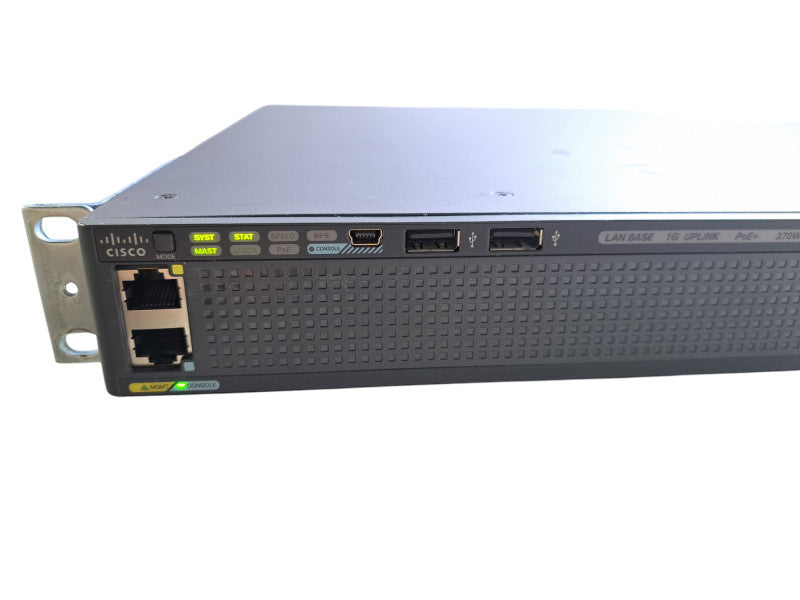 Cisco WS-C2960X-24PS-L V04 | 24-Port Gigabit PoE+ 370W Switch w/ 4x SFP
