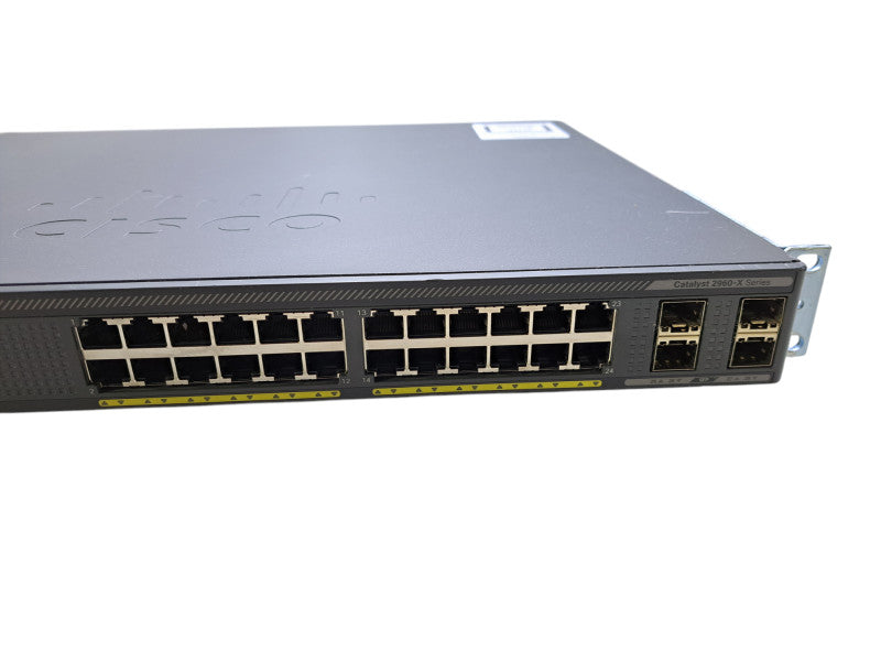 Cisco WS-C2960X-24PS-L V04 | 24-Port Gigabit PoE+ 370W Switch w/ 4x SFP