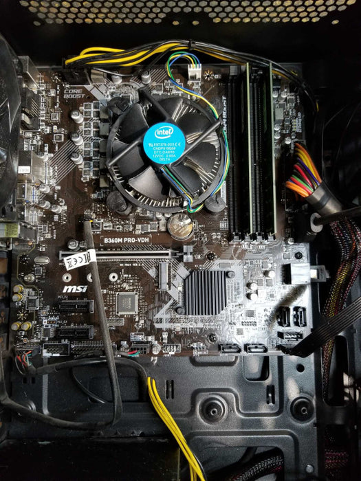 Custom Tower, MSi B360M PRO, Intel i5-8400 CPU 2.80GHz, 16GB RAM - NO HDD