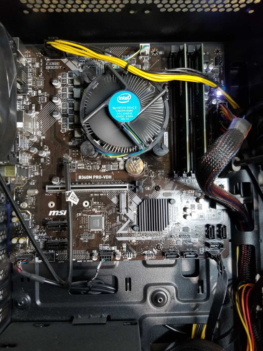 Custom PC, MSi B360M PRO-VDH, Intel i5-8400 CPU 2.80GHz, 16GB RAM - NO HDD