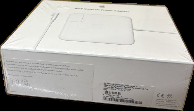 Apple Genuine 85W MagSafe Power Adapter for MacBook Brand New