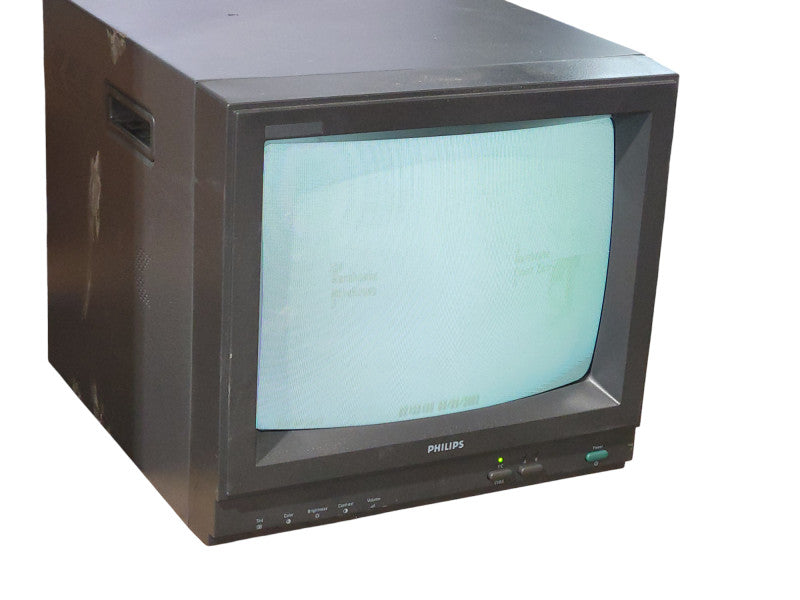 Philips LTC 2814/60 13" Viewable CRT Color Video Monitor (Light Burn in) %