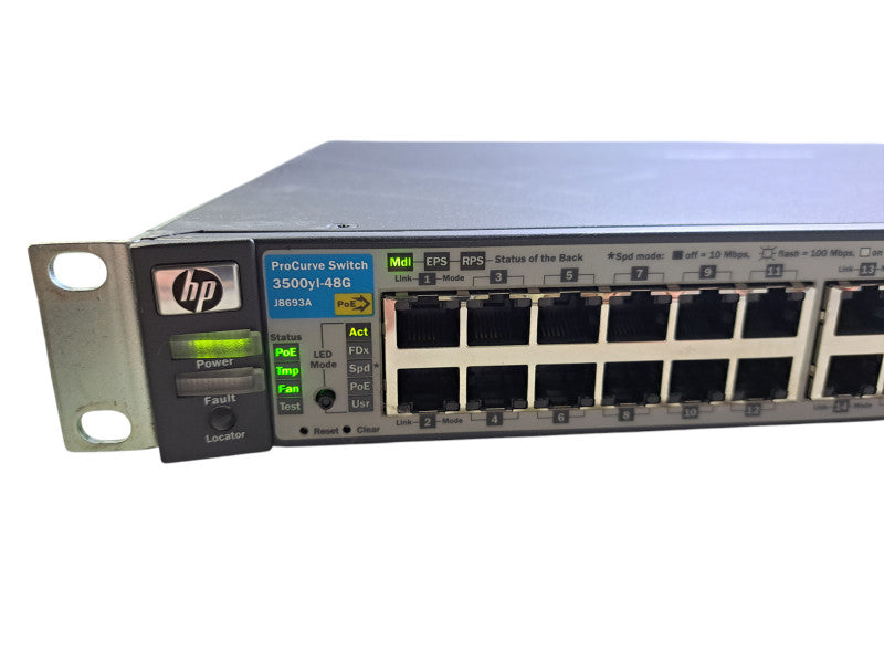 HP ProCurve 3500yl-48G J8693A | 48-Port Gigabit PoE Network Switch 4x SFP