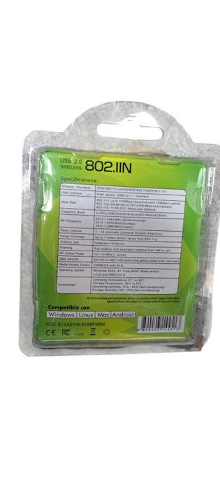 Brand New USB 2.0 Wireless Adapter 150Mbps Q