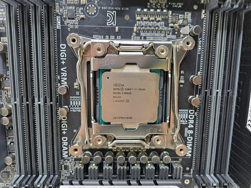 Asus X99-A ATX Motherboard w/ Core i7-5820K @3.30GHz, 16GB 2400MHz DDR4