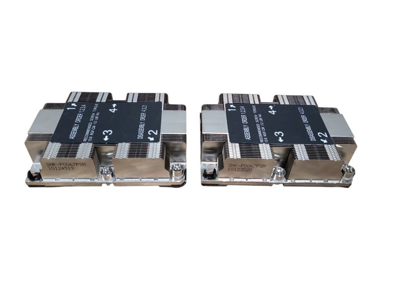 2x SUPERMICRO SNK-P0067PS/M CPU HEATSINKS Q