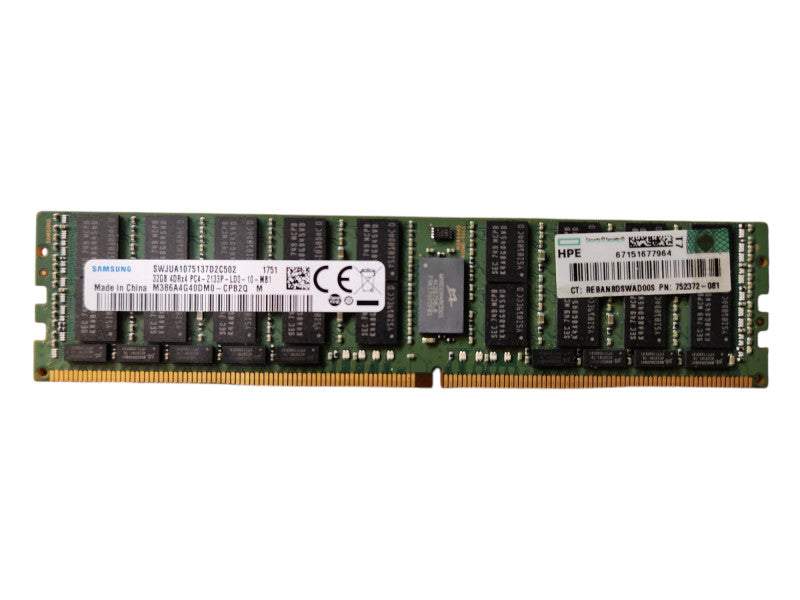 Samsung 32GB 4DRx4 PC4-2133P-LD0-10, DDR4 Server Memory Q