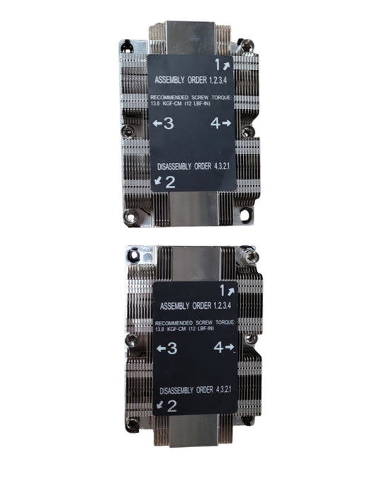 2x SUPERMICRO SNK-P0067PS/M CPU HEATSINKS Q