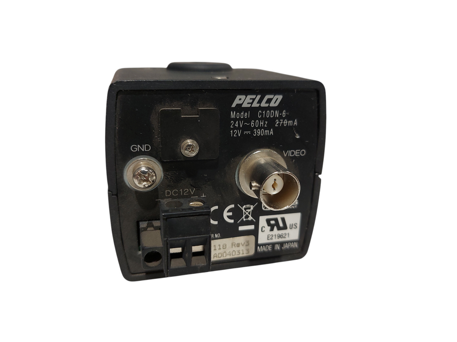 Pelco Model: C100DN-6 1/3 CCTV 5.0-50MM 1:1.4 Aspherical  =