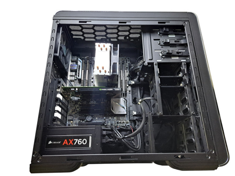 Custom PC| Asus X99-A/USB3.1, i7-6800K @3.40GHz, 32GB DDR4, K2200, 760W PSU