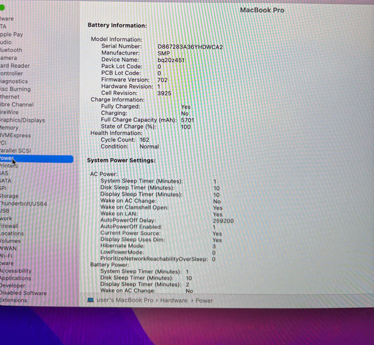Apple MacBook Pro 15" 2017 i7 Bad Screen For Parts/Repair READ!