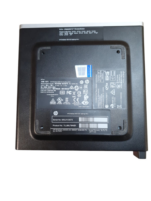 HP EliteDesk 800 G5 Mini USFF i5-9500T 2.2GHz 8GB Ram - No HDD