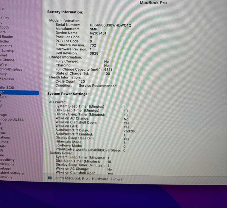 Apple MacBook Pro 15" 2016 i7-6820HQ 16GB RAM For Parts/Repair READ!