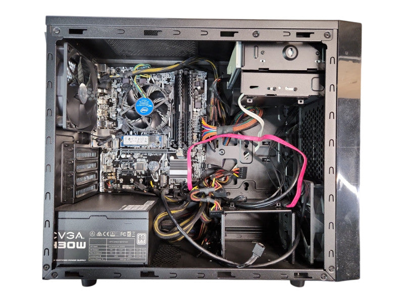 Custom PC, ASUS PRIME B250M-A, i5-7400 3.00GHz, 8GB DDR4, 256GB NVMe