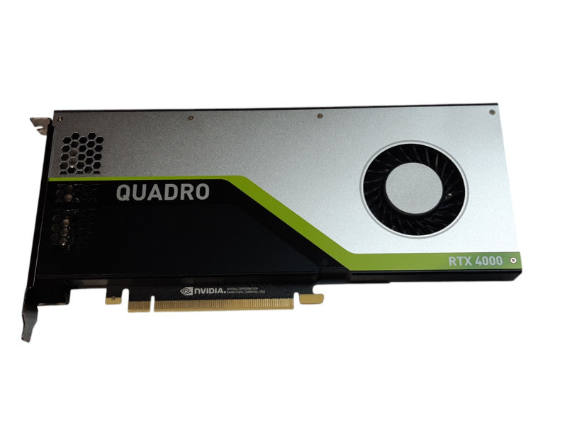 NVIDIA Quadro RTX 4000, 8GB GDDR6 Graphics Card, 3x DP - 1X USB-C
