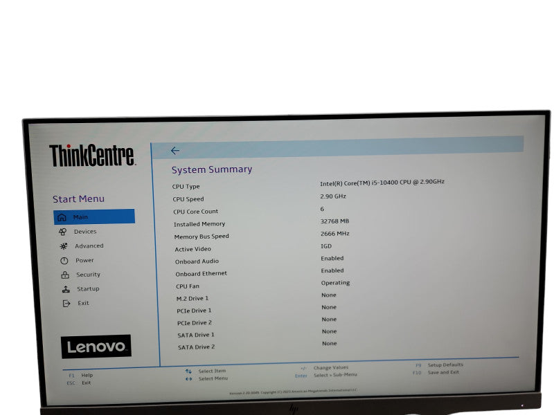 Lenovo Thinkcentre M70c SFF i5 -10400 @ 2.90GHz 32GB DDR4 Ram  θ