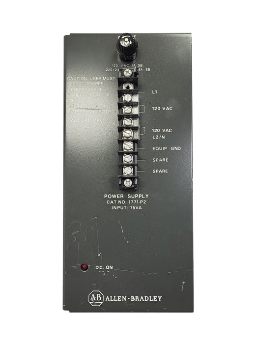 ALLEN BRADLEY 1771-P2 SERIES R POWER SUPPLY READ Q$