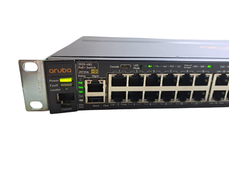 HP 2920-48G PoE+ J9729A | 48-Port Gigabit PoE+ Managed Switch w/ 4x SFP Q