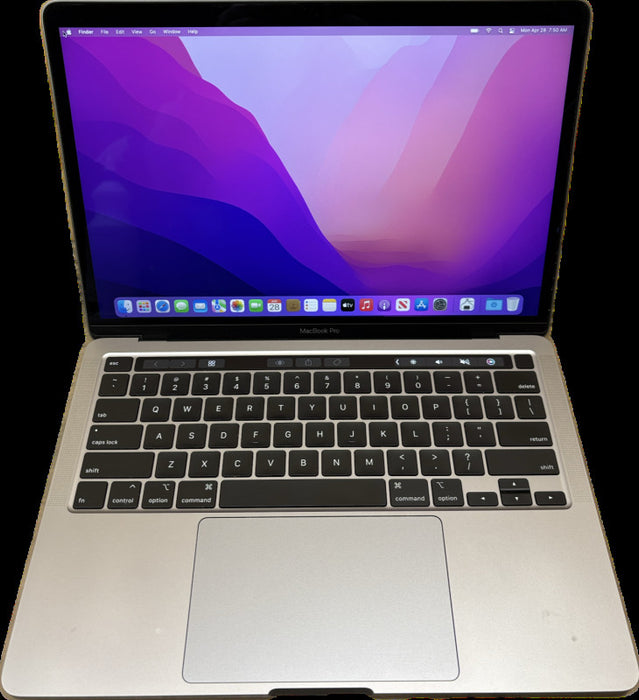 Apple MacBook Pro 13" 2020 i7-8557U 16GB RAM 256GB SSD No Power Adapter