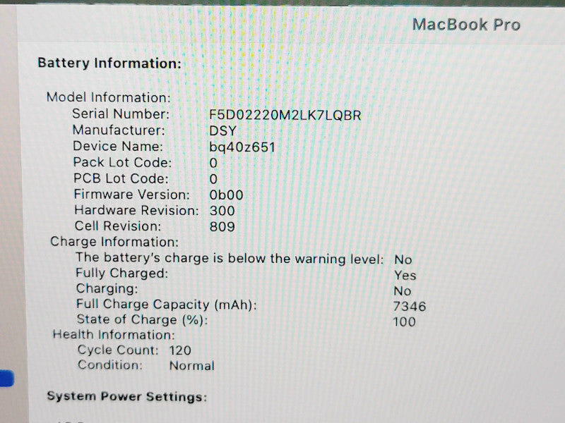 Apple Macbook Pro 2019 16" 6-Core i7-9750H @ 2.6GHz 16GB DDR4 500GB SSD GPU (