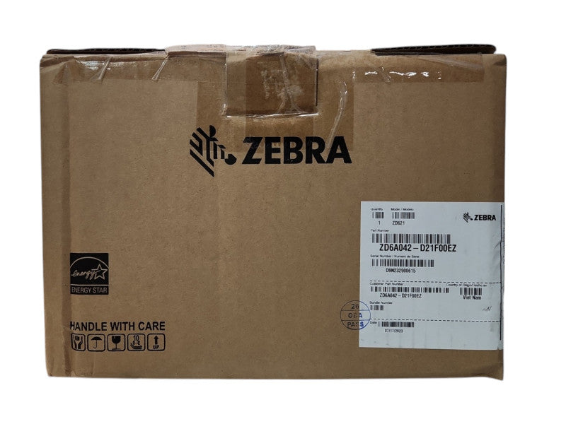 *OPEN BOX* Zebra ZD621 Desktop Direct Thermal Barcode Printer