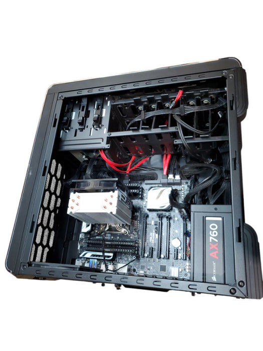 ASUS X99A-  Black Tower PC Intel i7-6800K 3.4Ghz 65GB no-hdd/ssd