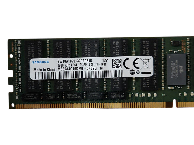 Samsung 32GB 4DRx4 PC4-2133P-LD0-10, DDR4 Server Memory Q