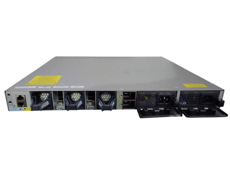 Cisco WS-C3850-24T-E V04 | 24-Port Gigabit Switch, w/ C3850-NM-2-10G 2x PS !
