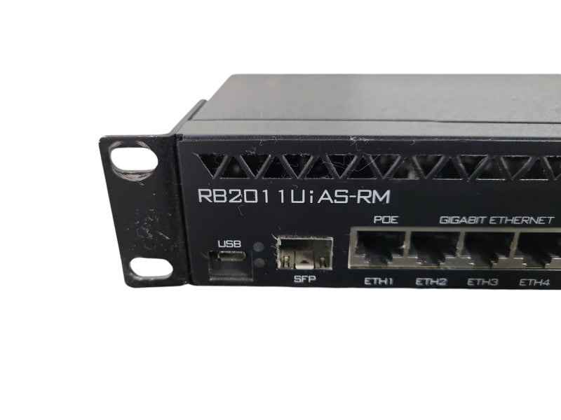 MikroTik RB2011UiAS-RM Routerboard Gigabit Router !