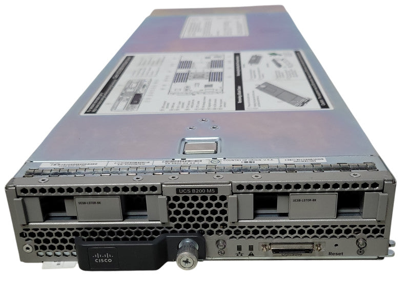 Cisco UCSB-B200-M5 Blade Server with 2x Xeon Gold 6240, No RAM, No HDD, SEE _