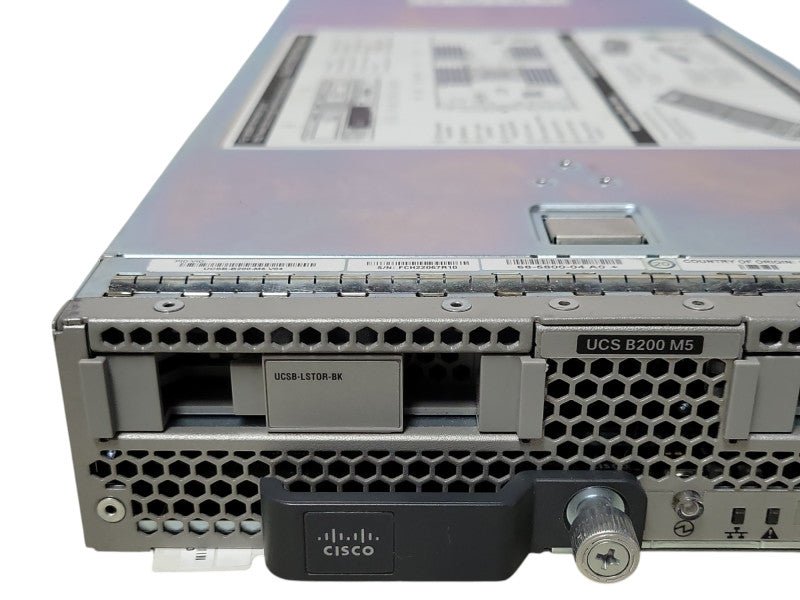 Cisco UCSB-B200-M5 Blade Server with 2x Xeon Gold 6240, No RAM, No HDD, SEE _