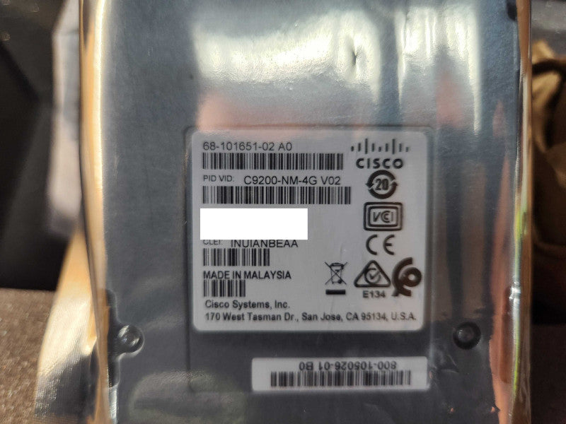 CISCO C9200-NM-4G 4-port SFP Gigabit Network Module for Cisco 9200 Series