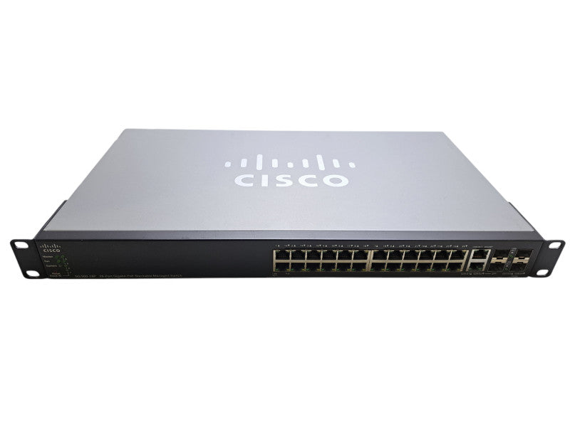 Cisco SG500-28P-K9 V02 | 28-Port Gigabit PoE Stackable Managed Switch