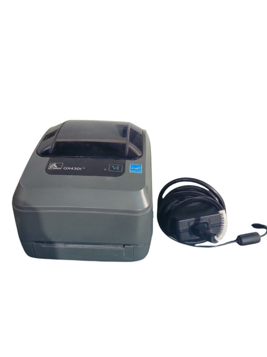 Zebra GX430T Thermal Transfer label Printer | GX43-102410-000 w/ AC !