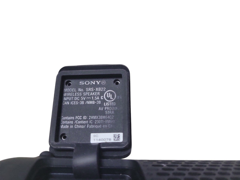 Sony Wireless Portable Speaker SRS-XB22: Waterproof / Dustproof / Rustproof _