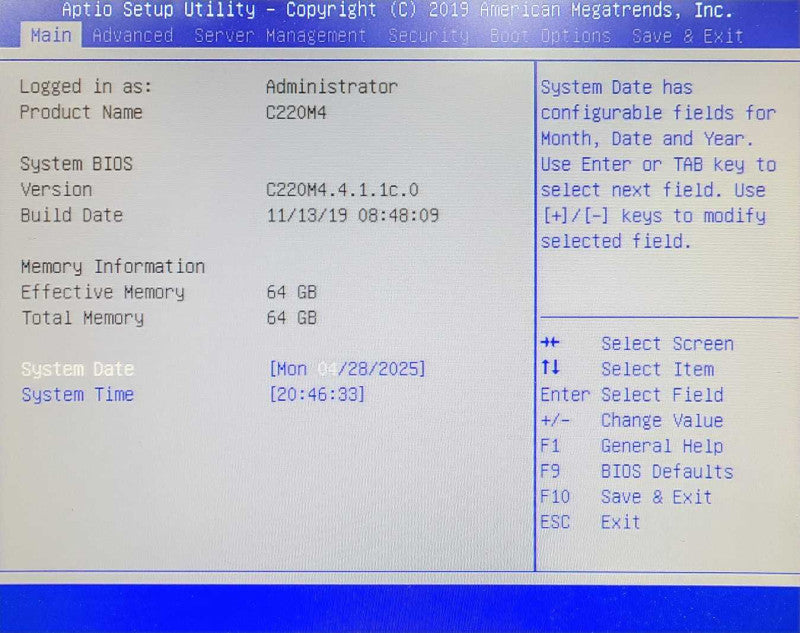 Cisco APIC-M2 UCS C220 M4 | 2x E5-2609 v3 | 64GB DDR4 | 12G SAS RAID | NO HDD