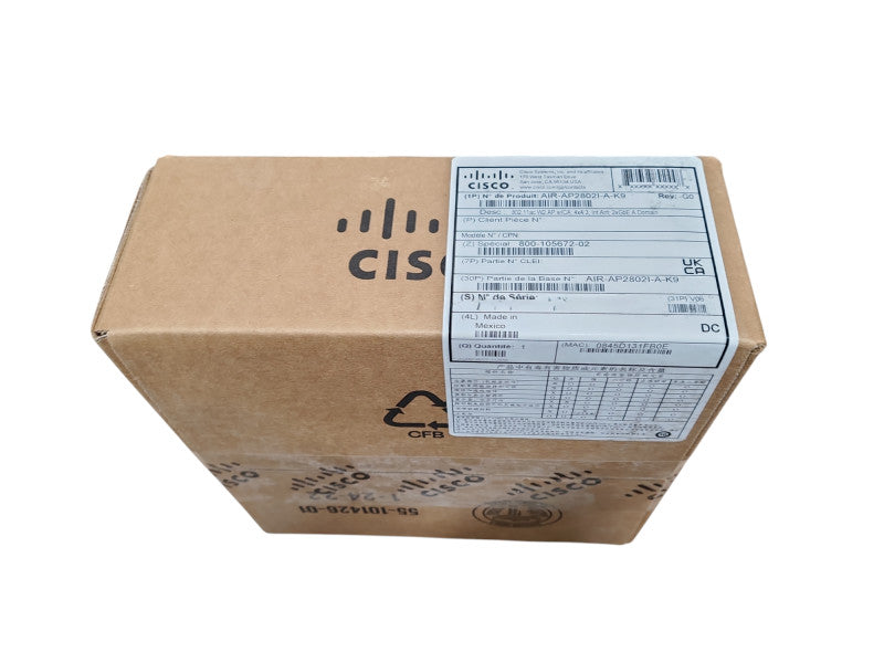 Cisco AIR-AP2802I-A-K9 | 802.11ac W2 Access Point SEALED Q
