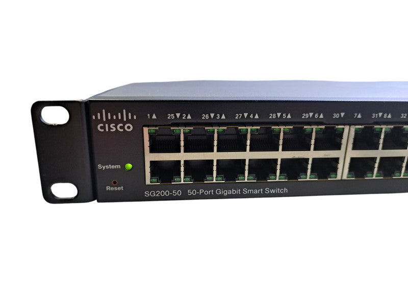 Cisco SG200-50 Small Business 50-Port Gigabit Smart Network Switch Q