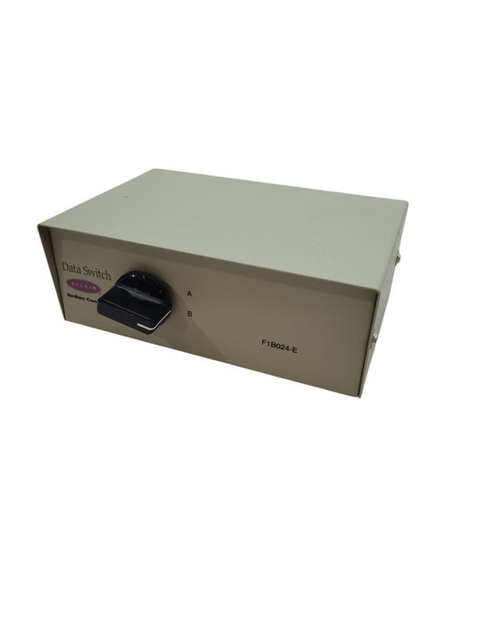 BELKIN Data Transfer Switch F1B024-E 2 port Heavy Duty Metal Switchbox 25 P %