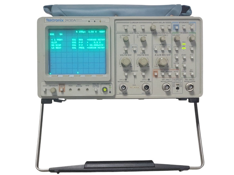 Tektronix 2430A Digital Oscilloscope  with Manuals and power cable, READ _