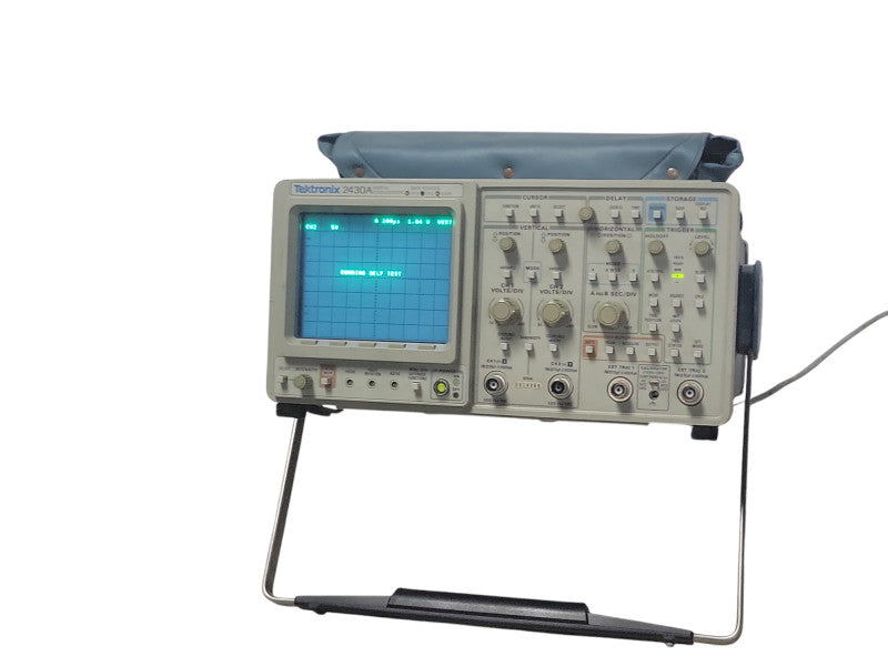 Tektronix 2430A Digital Oscilloscope  with Manuals and power cable, READ _