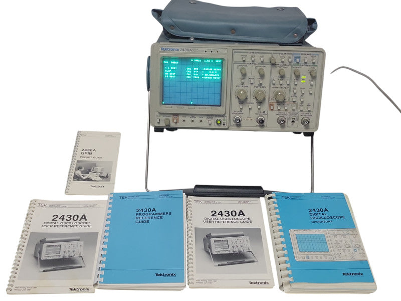Tektronix 2430A Digital Oscilloscope  with Manuals and power cable, READ _