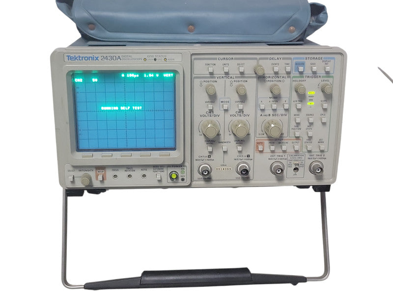 Tektronix 2430A Digital Oscilloscope  with Manuals and power cable, READ _