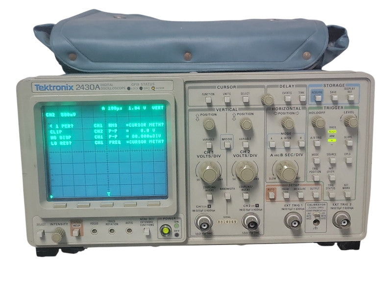 Tektronix 2430A Digital Oscilloscope  with Manuals and power cable, READ _