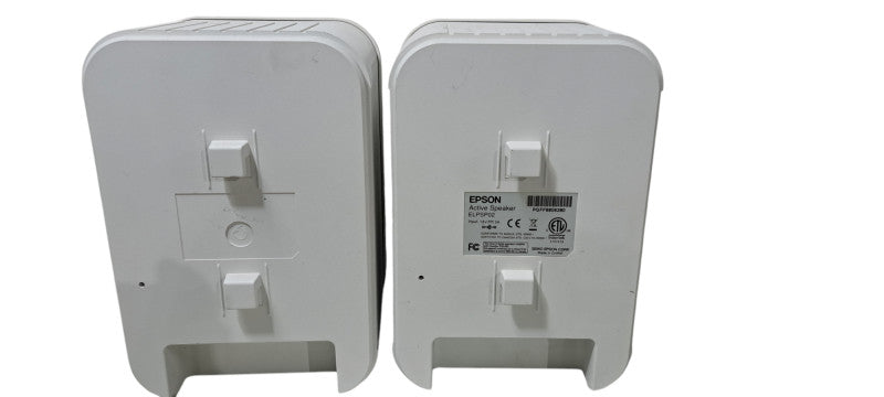 Pair of Epson ELPSP02 Active Speaker  White