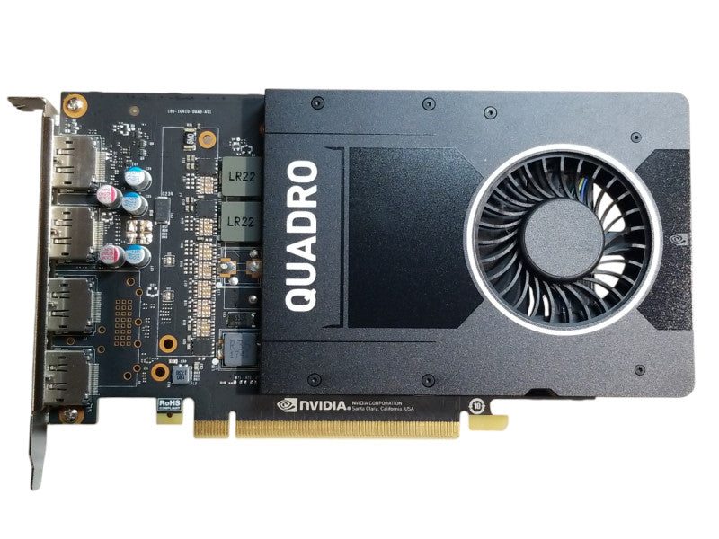 NVIDIA Quadro P2000 5GB GDDR5 Graphics Card - 4x DisplayPort Q