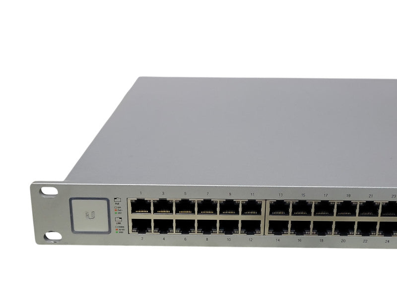 Ubiquiti UniFi US-48-500W 48-Port Gigabit PoE+ Switch with 2 SFP+, READ _