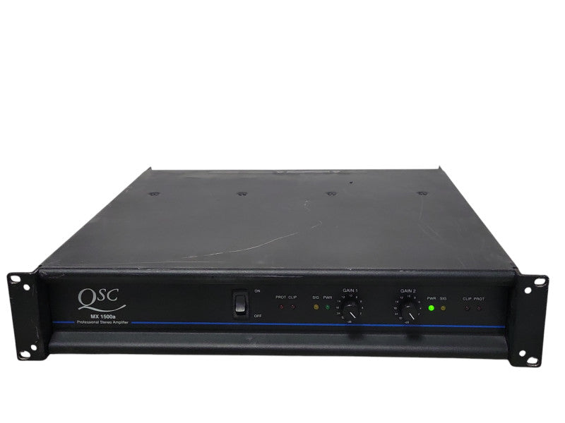 QSC MX1500A professional Stereo Amplifier, READ _