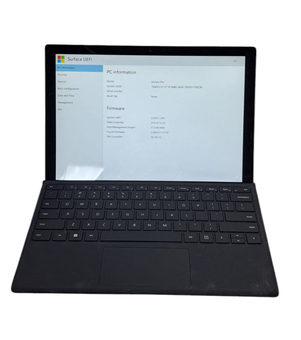 Microsoft Surface Pro 5 1807 | i5-7300U| 8GB | 256GB | SEE